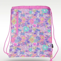 Australia original Smiggle student hot-selling bundle high-quality backpack rose cute sunflower versatile drawstring bag