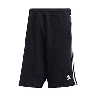 Adidas 3-Stripe Short [IU2337] 男 短褲 運動 休閒 三葉草 拉鍊口袋 棉質 舒適 黑白