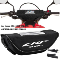 For Honda CRF450RL CRF450L CRF300L CRF250L CRF 250 300 450 L Motorcycle Waterproof And Dustproof Handlebar Storage Bag