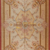 Top Fashion Tapete Details About 10' X 14' Hand-knotted Thick Plush Savonnerie Rug Carpet Made To Order 2173-3Agc162savyg9