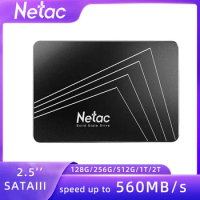 Netac SSD SATA3 120gb 128gb 240gb 256gb Hard Disk 256gb 480gb 512gb SSD HDD Hard Drives 560MB/S 1tb 2tb SATA for Desktop Laptop