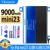 YKaiserin 9000mAh Li-polymer Replacement Battery for IPad Mini 2/3 Mini2 Mini3 A1512 A1489 A1490 A1491 A1599 Bateria