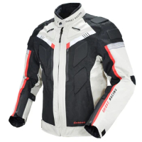 Motobiker Racing suit warm autumn and winter motorcycle jacket suit anti-fall racing suit motocross jacket with removable liner
