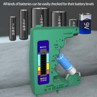 Digital LCD Display Battery Tester Capacity Checker Cell Tester