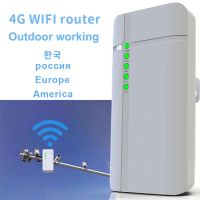 Waterproof Outdoor 4G CPE 4G Router LTE WiFi Router 4G SIM Card Hotspot for IP Camera Outside WiFi Coverage