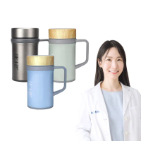 【IKUK 艾可】真陶瓷保溫杯-瓷芯上蓋手把保溫杯500ml(辦公杯/陶瓷咖啡杯/陶瓷保溫瓶/咖啡保溫杯/保溫瓶)