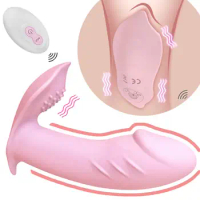 Wearable Butterfly Dildo Vibrator G Spot Sex Toys for Women 10 Speeds Clitoris Stimulator Remote Control Panties Vibrating
