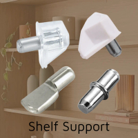 Metal Shelf Support Stud Pin Peg for Furniture Wardrobe Shelve Bracket (1PKT x 10PCS)