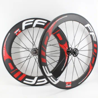 New Front 60mm Rear 88mm 700C Track Fixed Gear Bike full carbon fibre bicycle wheelset Tubular Clincher Tubeless rims