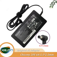 Genuine Chicony A17-120P2A A120A0061P 20V 6A 120W 5.5*2.5mm AC Adapter Charger for Intel NUC Laptop Power Supply Original OEM