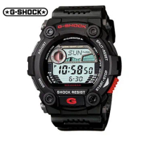 G-SHOCK G-7900 Men's Watches Quartz Cool Black Carbon Fiber Protective Structure Sports Leisure LED Dial Dual Display Man Watch