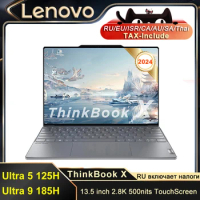 Lenovo ThinkBook X 2024 AI Laptop Ultra 9 185H/5 125H 16G/32G+1T/2TB SSD 13.5" 2.8K 500nits TouchScreen Computer Notebook New PC