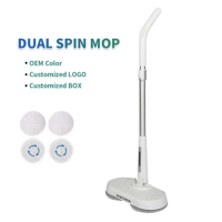 Automatic Mop Wireless Rotating Rechargeable Floor Wiper Cordless Sweeping Handheld Wireless Electric Mop Floor Washer