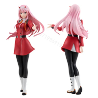 18cm DARLING in the FRANXX Anime Figure Zero Two 02 Action Figure Kawaii Standing Beautiful Girl PVC Collection Model Doll Toys