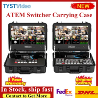 TYST VIDEO TY-ATEM MINI CASE Portable Case Build-in Monitor 15.6'' 16:9 250cd/m² for Blackmagic Design ATEM Switcher