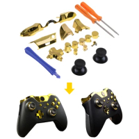 Controller Game Accessories W/ Screwdriver Full Button Set Gamepad Controller Replacement Part for Xbox One Elite Controller