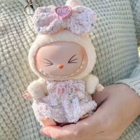 內地直送 - 僅娃衣】一/二代掛件labubu 拉布布坐坐派對系列公仔娃衣LABUB著替香風