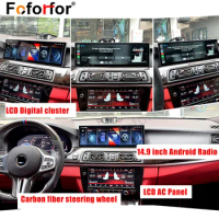 NEW Style 14.9 Android Radio For BMW 5 Series F10 f11 5GT F07 Android 2011-2017 Car Carplay Multimedia Player GPS Navigation AC