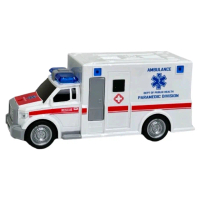 Mainan Mobil Ambulance White Cruzer City Action 1:20 Pretend Play