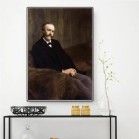 Citon Lawrence Alma-Tadema《Arthur James Balfour 1st Earl of Balfour》Canvas Oil Painting Artwork Picture Decor Home Decoration