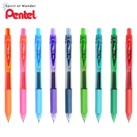 1Pcs Pentel EnerGel Liquid Gel Pen BLN105 0.5mm Quick Drying Pen Press Rollerball Metal Needle Tip Japan School Stationery