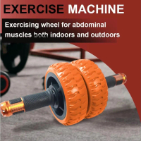 OUTDOOR PLAY Portable Cengkaman ergonomik Double-Wheel Ab Roller Double Bearing Roda tidak licin Per