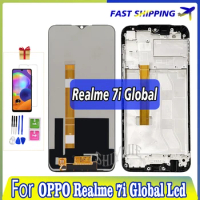 6.5" For Realme 7i Global LCD RMX2193 Touch Display Screen For Realme7i Helio G85 Screen Assembly Repair Digitizer