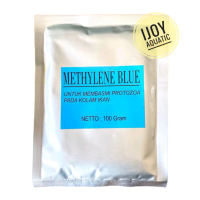 METHYLENE BLUE SERBUK 100gr obat biru ikan hias