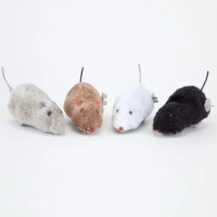 Prank Rat Mouse Cat Teaser Pet Toy Wind-Up Novel Scary Trick Funny Toys Thanksgiving Christmas Gifts