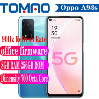 Official New OPPO A93s 5G Mobile phone 6.5" Dimensity 700 Octa Core 8GB RAM 128GB 256GB ROM 48MP Rear Three Camera 5000mAh 18W