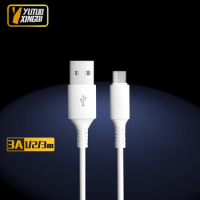 USB Type C Data Line Cable 6A Fast Charging Line Charger Micro For Android Xiaomi OPPO VIVO Huawei Mobile Phone 1m 2m 3m