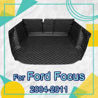 Car trunk mat for Changan-Ford Focus MK2 2004-2007 2008 2009 2010 2011 Cargo Liner Carpet Interior Parts Accessories Cover