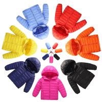 Jaket Kapas Kanak-Kanak, Jaket Empuk Budak Lelaki Ringan, Sederhana Besar Kecil, Budak Perempuan Baju Budak Kapas, Pakaian Musim Sejuk, Kot Luar Bayi Borong