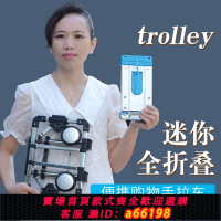 【台灣公司 可開發票】可折疊便攜手拉車購物買菜迷你小拉車超小家用拉貨拖車行李拉桿車