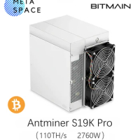 New Bitmain Antminer S19K Pro Asic Miner 110Th/s 2760W Bitcoin Mining Machine BTC BCH Bitcoin Miner Than Antminer S19 S17 S19j