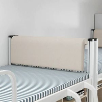 全城熱賣 - 床頭靠墊學生宿舍上下鋪寢室靠枕床上用品護腰單人床軟包靠背神器高檔貓抓皮-米白【床頭靠背+可拆洗】80*25*5【宿舍通用尺寸】