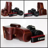 PU Leather Case cover Camera Bag For Canon EOS 90D 80D 70D 60D 80D2 80DII With Battery Opening