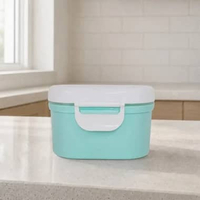 OEM SK-C4 Tempat Kotak Wadah Penyimpanan Susu Bubuk Bayi Portabel Sealed Anti Tumpah POLOS TOSCA KEC
