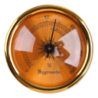 Mini Hygrometer Analog Hygrometer Mechanical Round Hygrometer Humidity Gauge