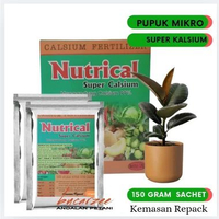 Pupuk Mikro Nutrical Calsium Fertilizer . Super Calsium Kemasan Sachet 150 Gram