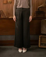 Heaven Lights - Sayra Pants - Bawahan Casual Wanita M Espresso