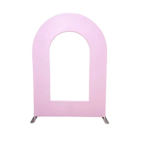 Custom photo frame arch support / stand with arch backdrop cover for party fiesta decoration photo booth background event decor