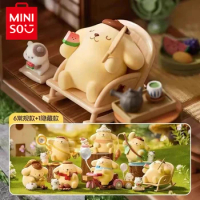 MINISO Sanrio Cute Pompom Purin Childhood Seasons Series Blind Box Desktop Trendy Ornaments Children's Fun Children's Toys Gifts