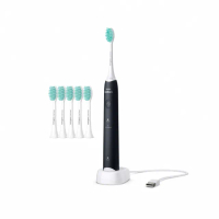 【Philips 飛利浦】買音波震動/電動牙刷-小羽刷黑HX2421/05 附HX2025/02 刷頭5支