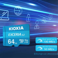 Kioxia EXCERIA G2 Micro SD Card 64GB U3 MicroSD 32GB V30 Memory Card 128GB TF Cards 256GB C10 For Phone Drone (Formerly Toshiba)