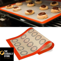 Alas Masak Oven Kue Baking Tray Mat Silicone Fiberglass