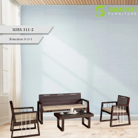 Kursi Tamu / Sofa Kayu Minimalis Siantano 311-2 + Meja Tamu