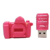 Usb Flash Drive Pink Camera SLR Cartoon Pen Drive 256G 128G 64G Flash Memory Card 32gb Pendrive 4G 8G 16G Creative Usb Stick 2.0