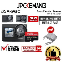 JPC KEMANG Akaso Brave 7 New Version Action Cam Akaso Brave7 Action GARANSI RESMI Bundle Package 1