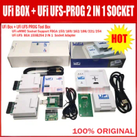 2024 New Original UFI Box /UFi UFS-Prog / UFS 2 in 1 Socket (UFS BGA 153/254)UFi Box Support eMMC FBGA 153/169/162/186/221/254